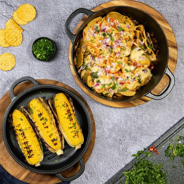 GRYLT COOKWARE WITH CORN