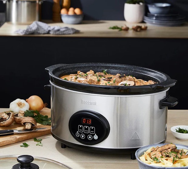 baccarat slow cooker appliance on kitchen benchtop