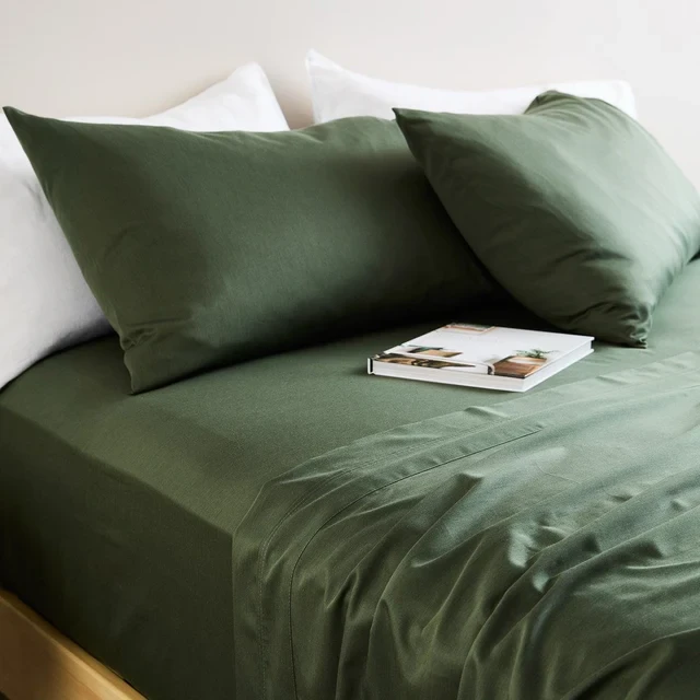 MyHouse Riley Bamboo Cotton Fitted Sheet at House