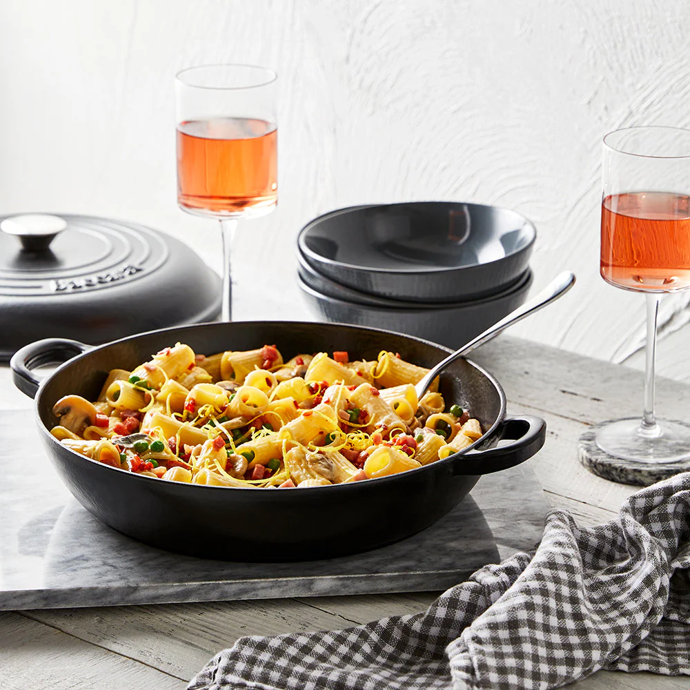 Baccarat Le Connoisseur Cast Iron French Saute Pan 31cm Black - CAST IRON HOUSE