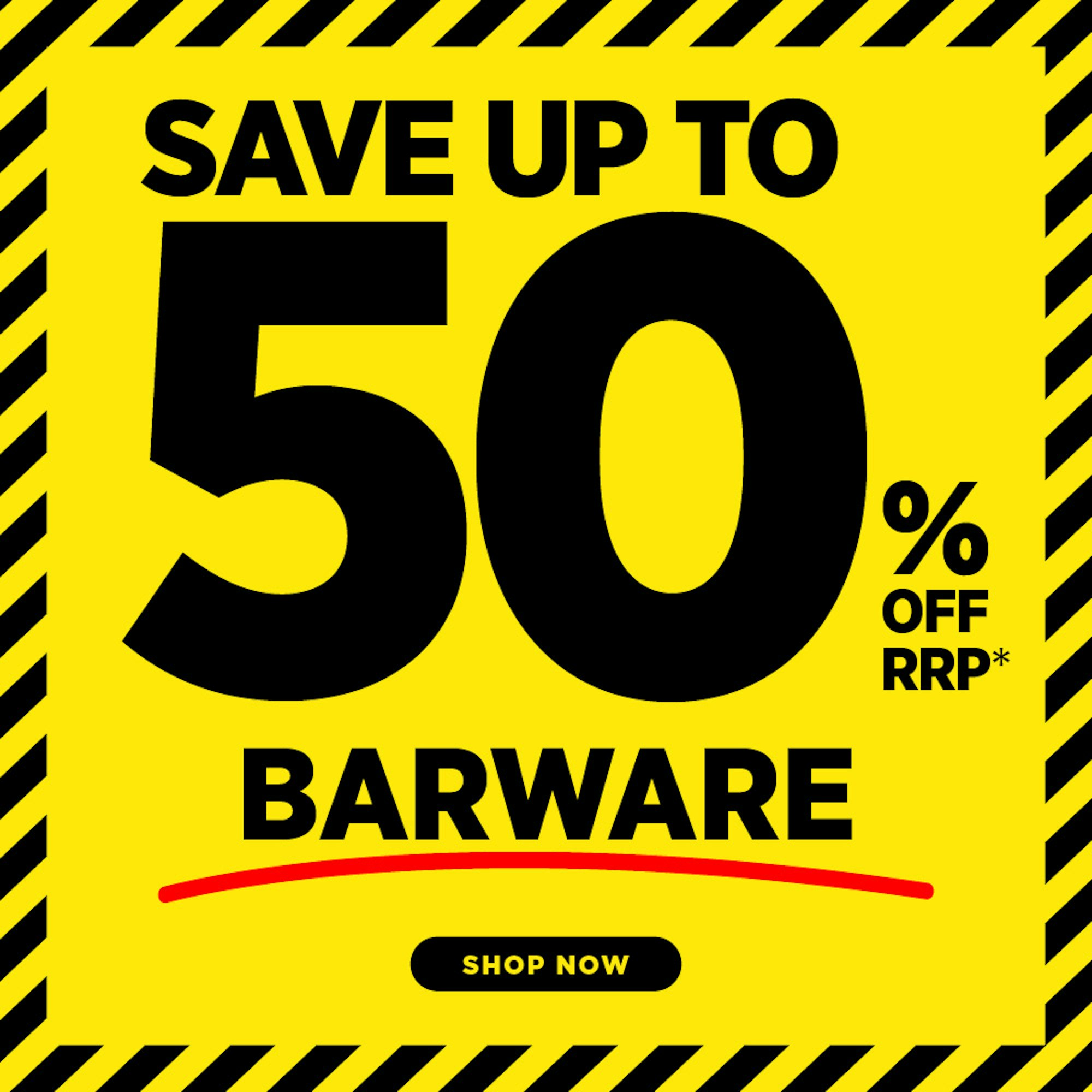 barare up to 50% off