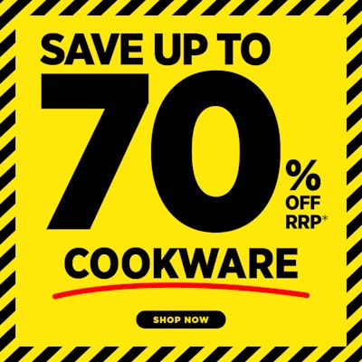 cookware up to 70% off