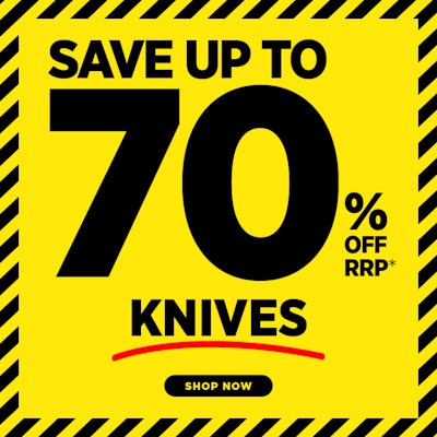 knives up to 70% off