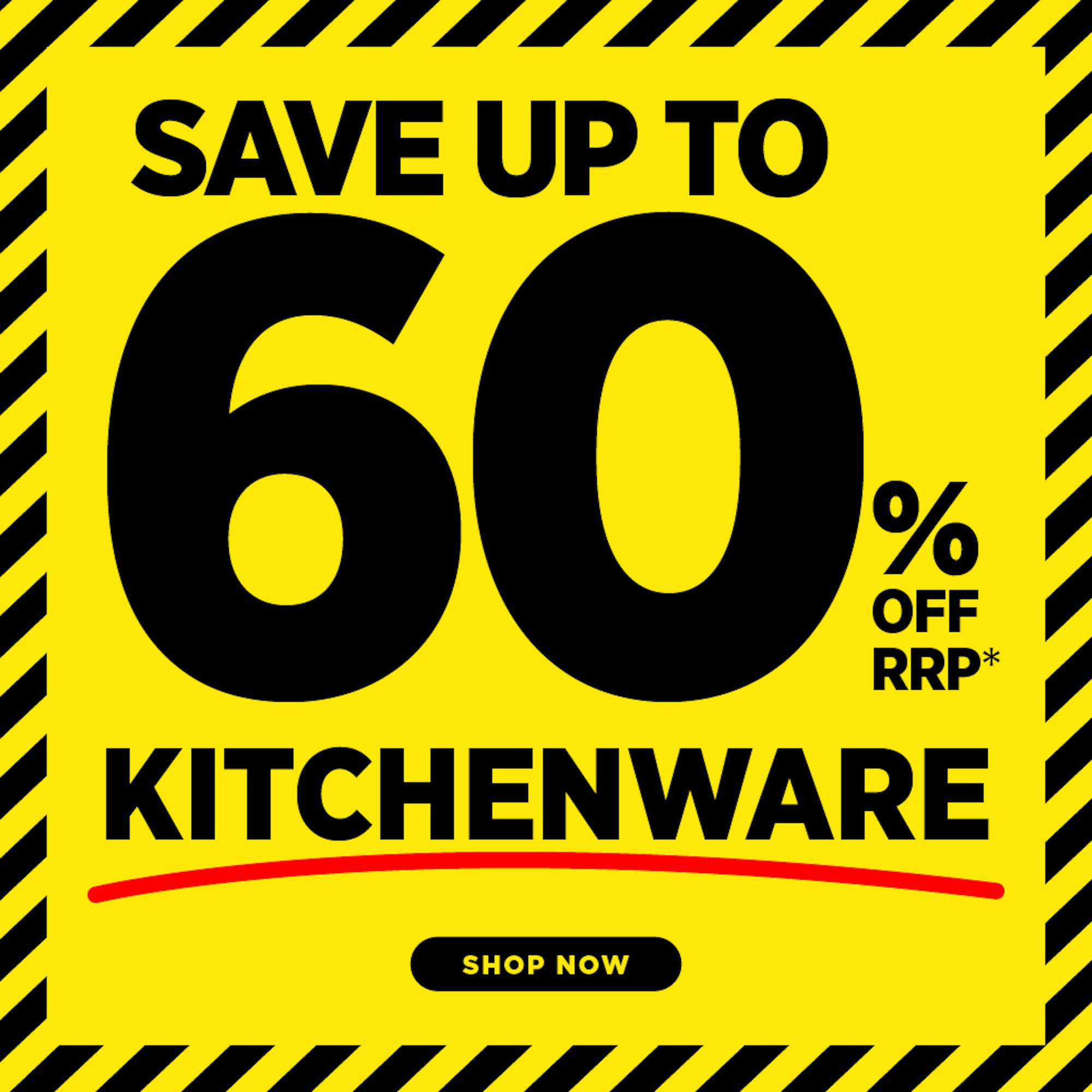 kitchenware up to 70% off