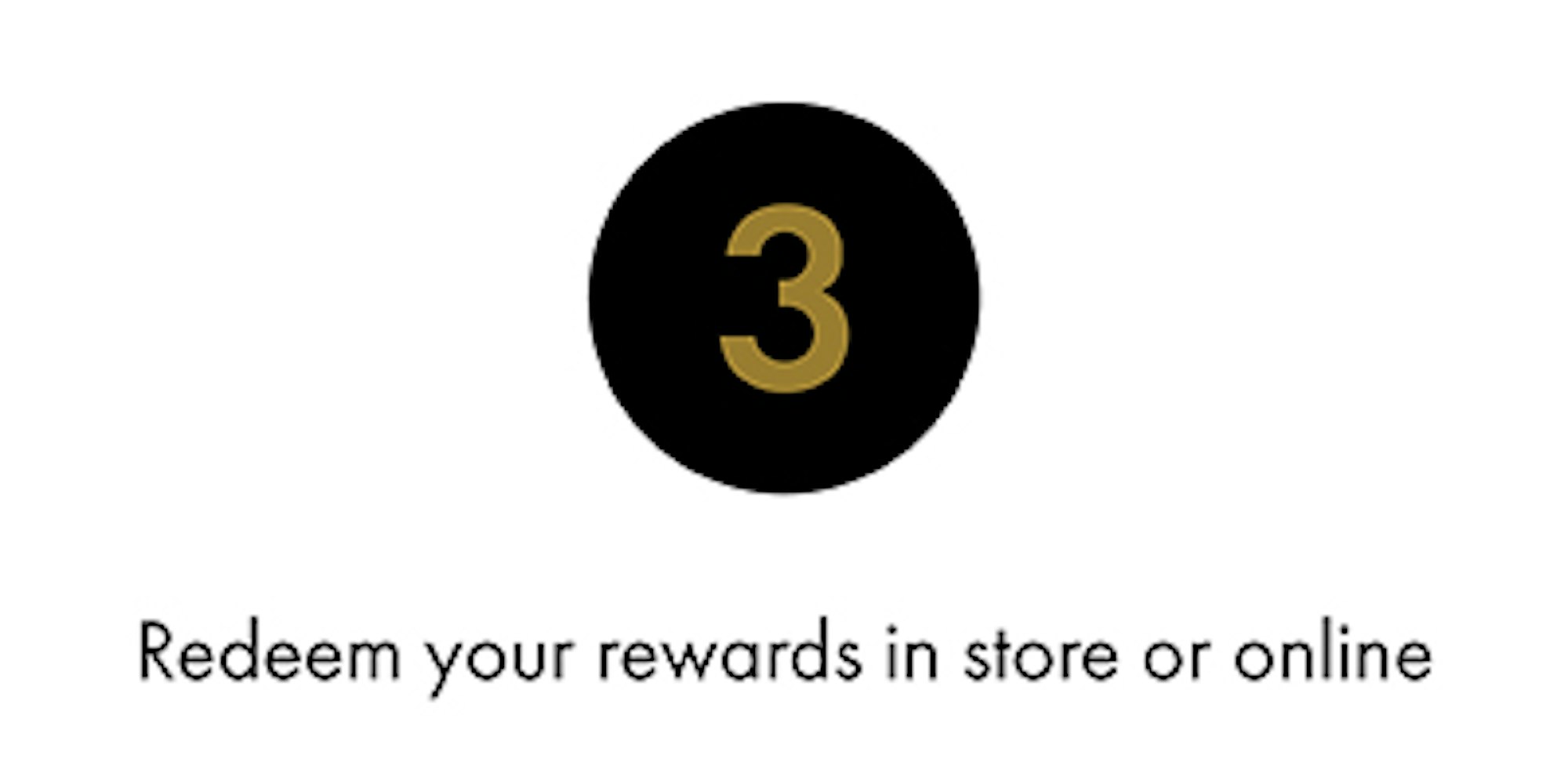 Redeem your rewards in store or online