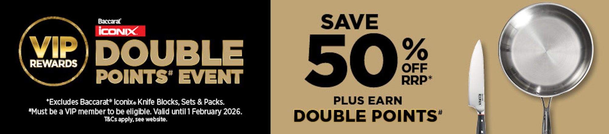 VIP REWARDS DOUBLE POINTS EVENT