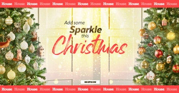 add some sparkle with house christmas decorations
