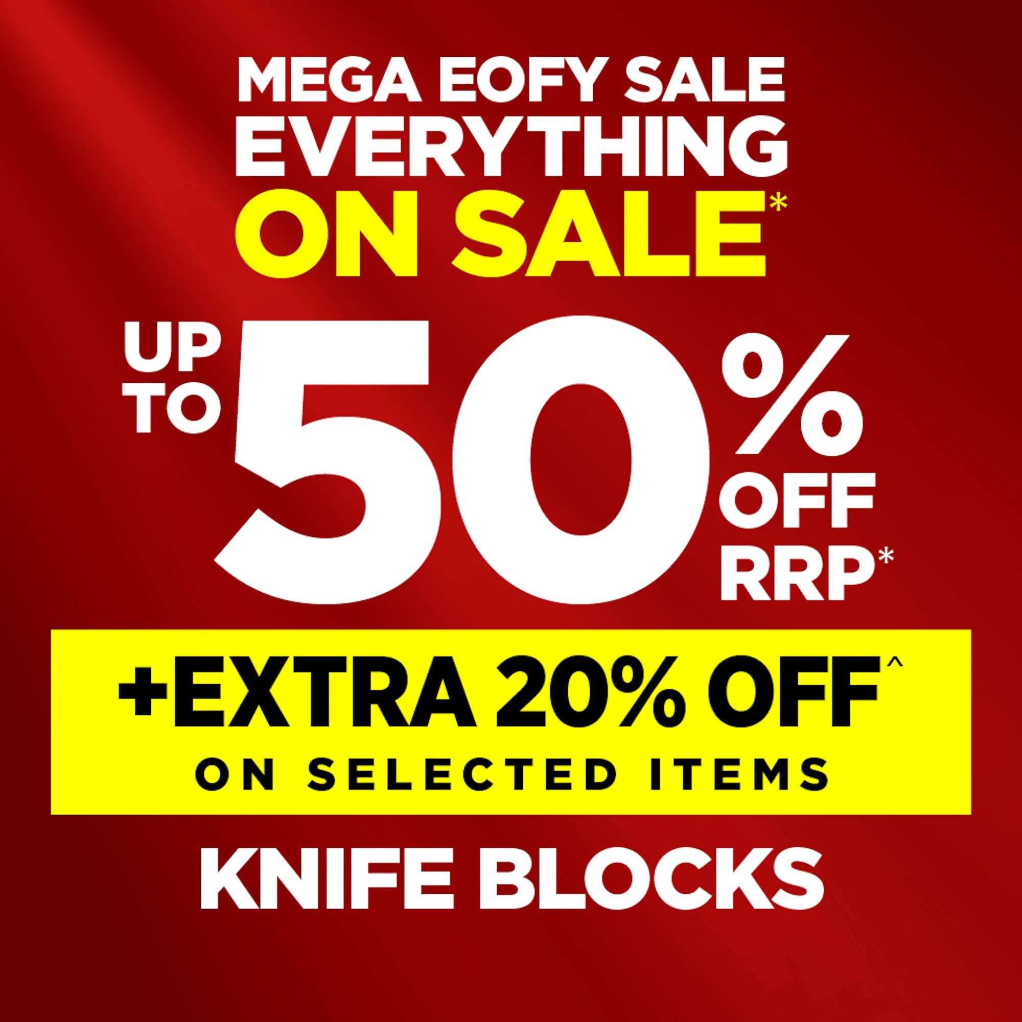 HOUSE EOFY SALE - KNIFE BLOCKS