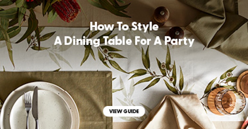 HOW TO STYLE A DINING TABLE FOR A DINNER PARTY