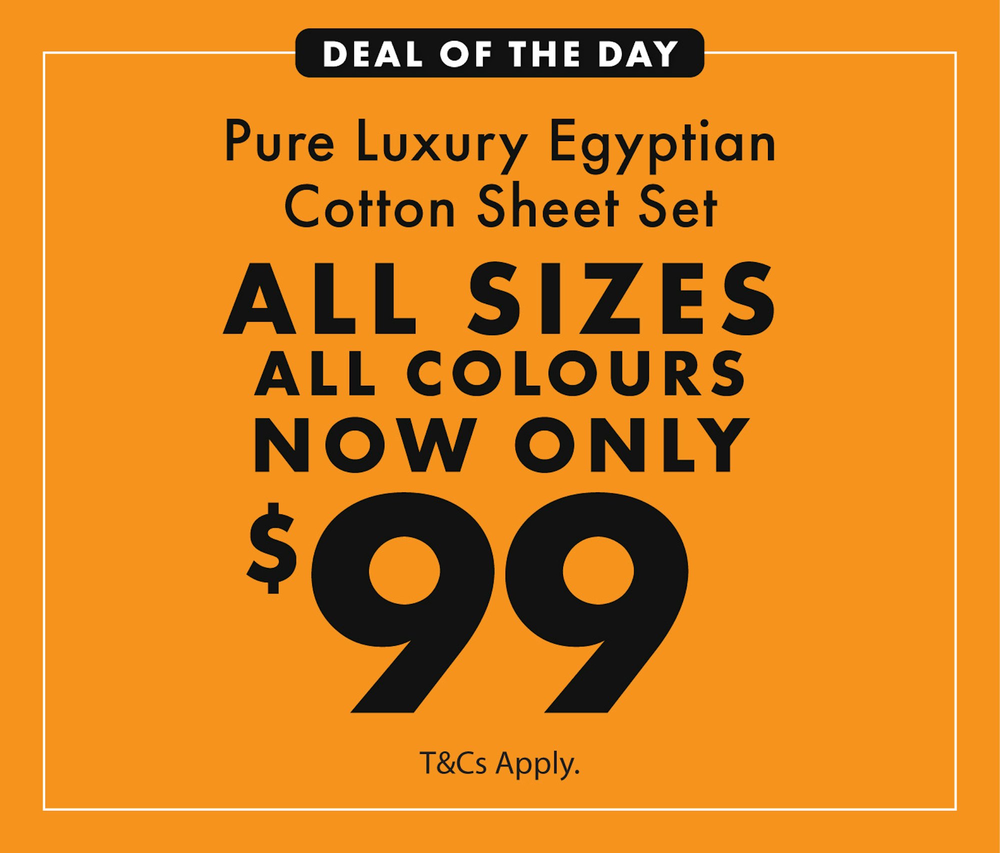 Pure Luxury Egyptian Cotton Sheet Sets