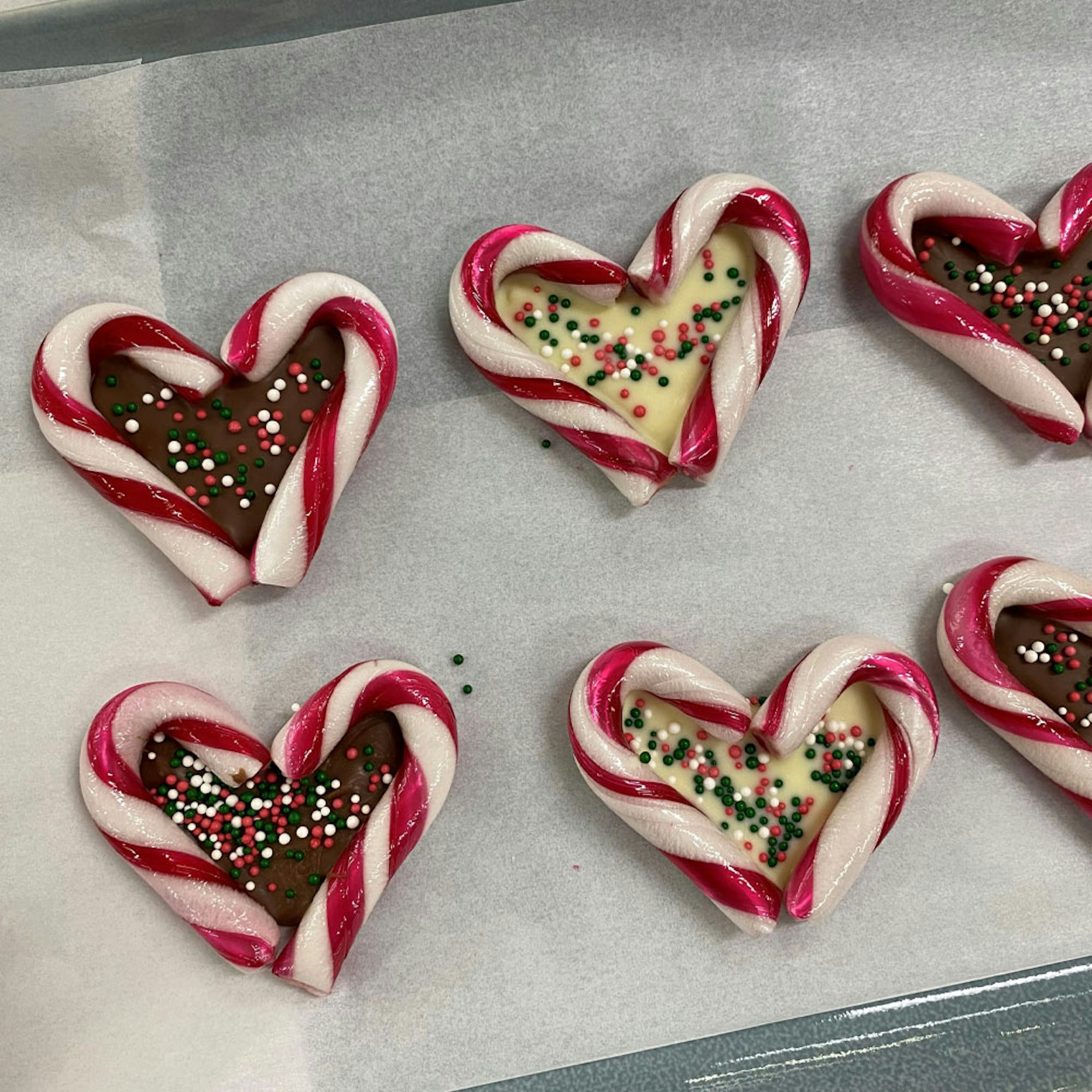 Christmas Candy Cane Hearts Recipe