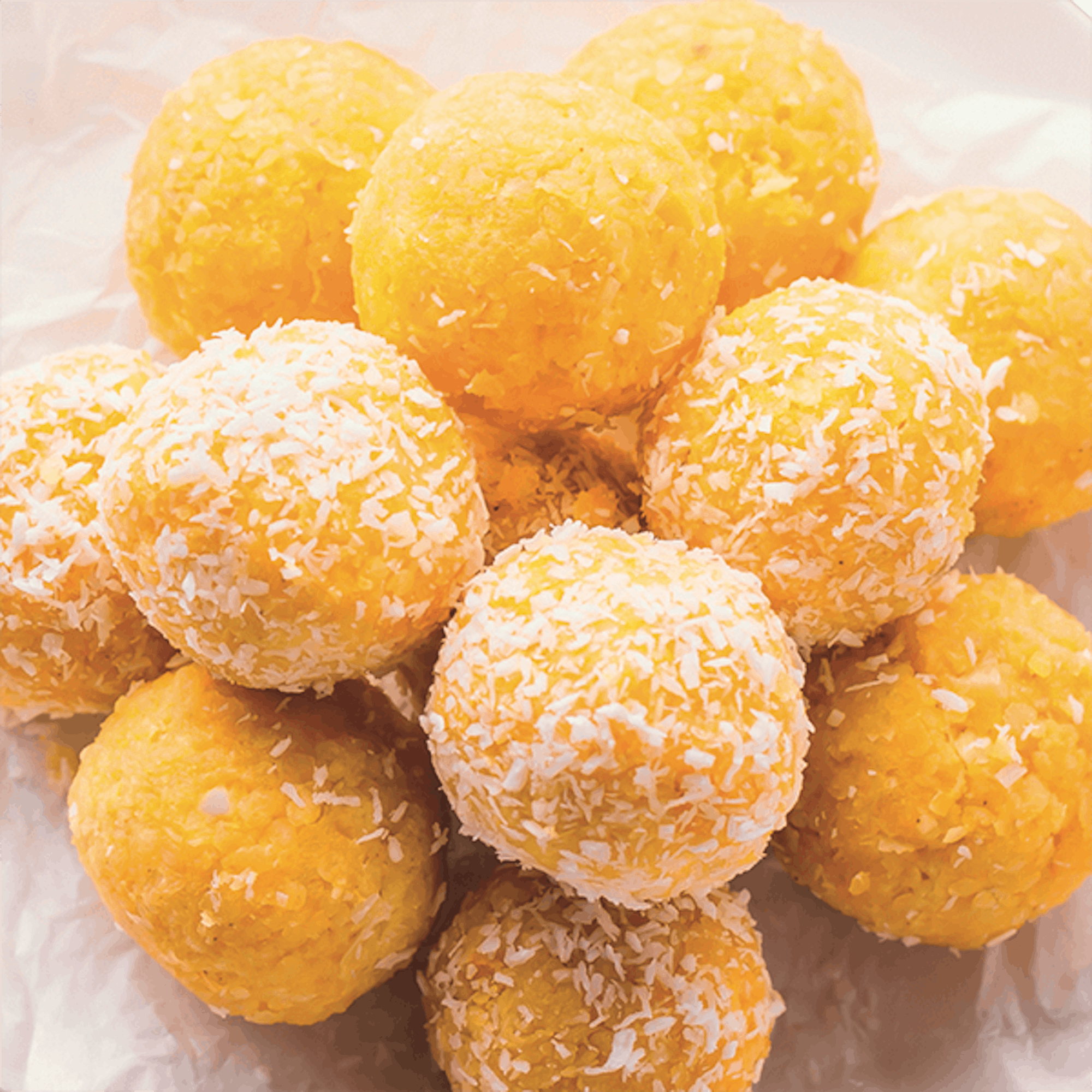 Lemony Coconut Energy Balls Recipe