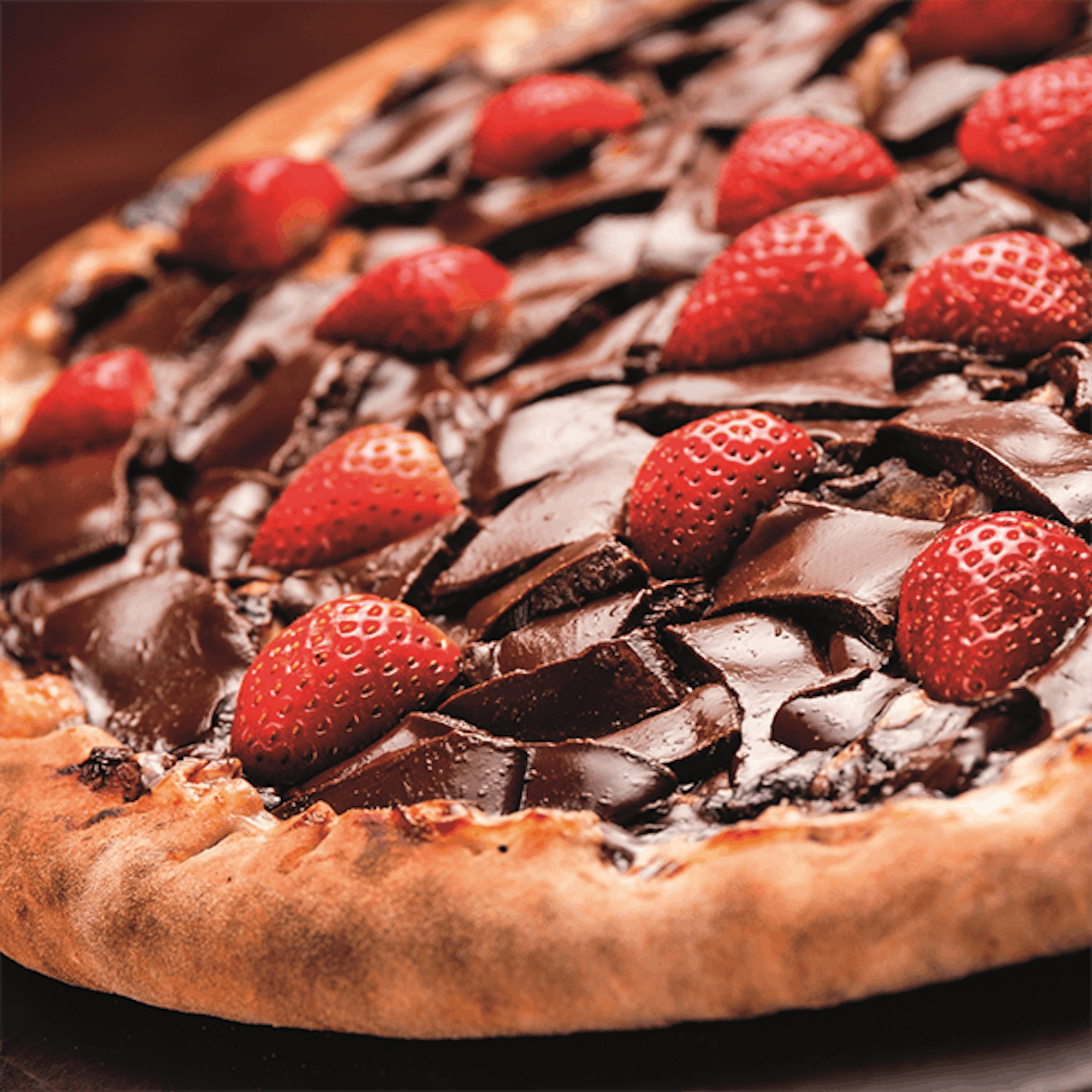 Nutella and Strawberry Dessert Pizza Recipe