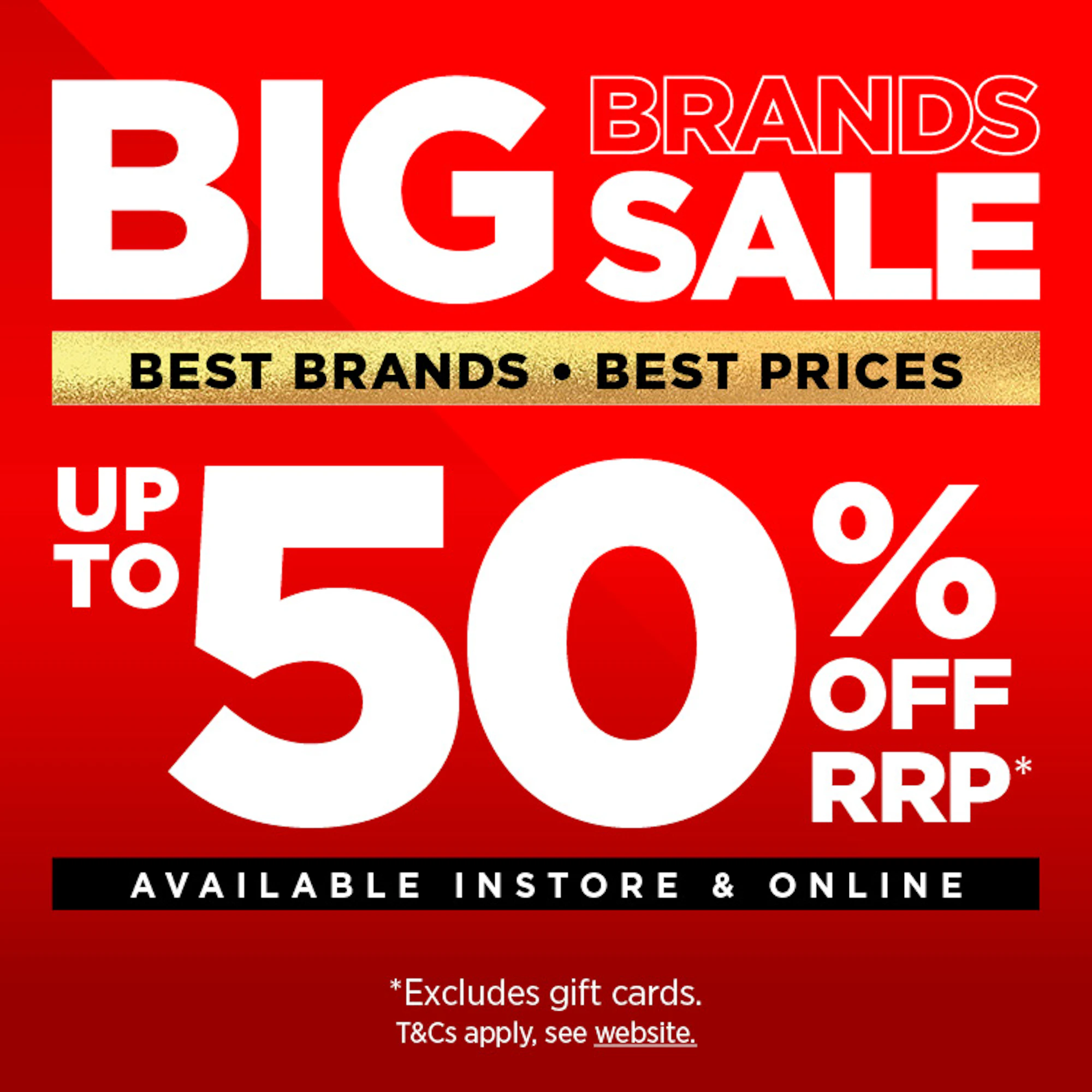 HOUSE BIG BRANDS SALE