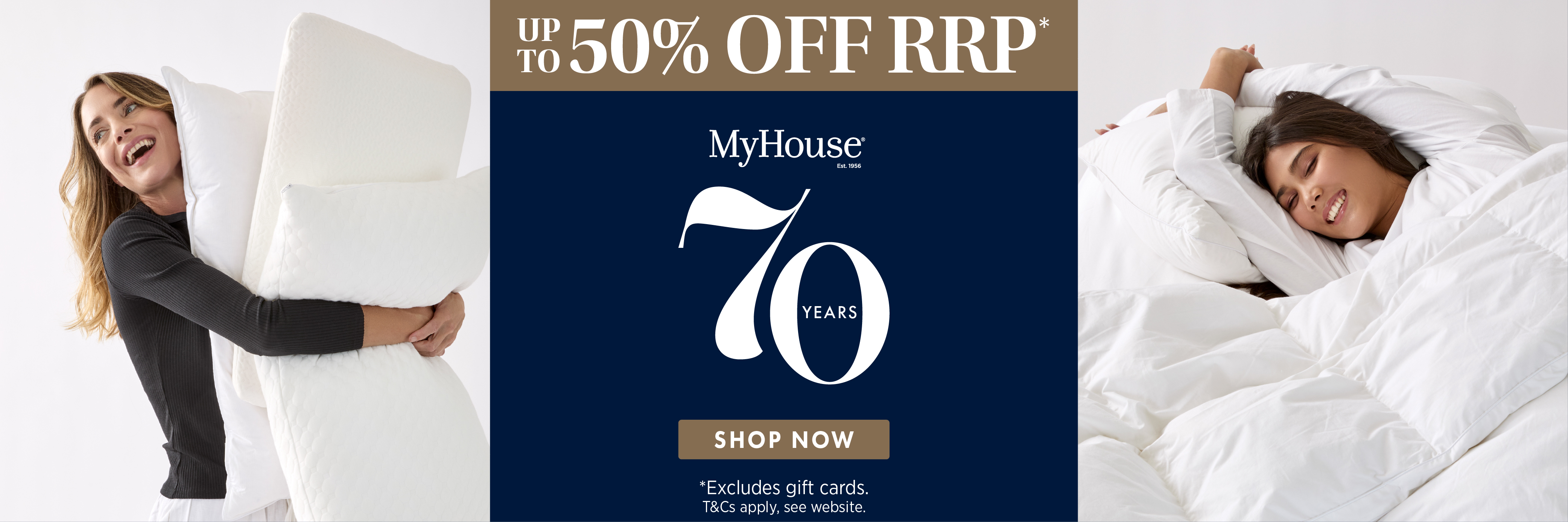 MyHouse 70 Years Anniversary Sale Up to 50% Off RRP