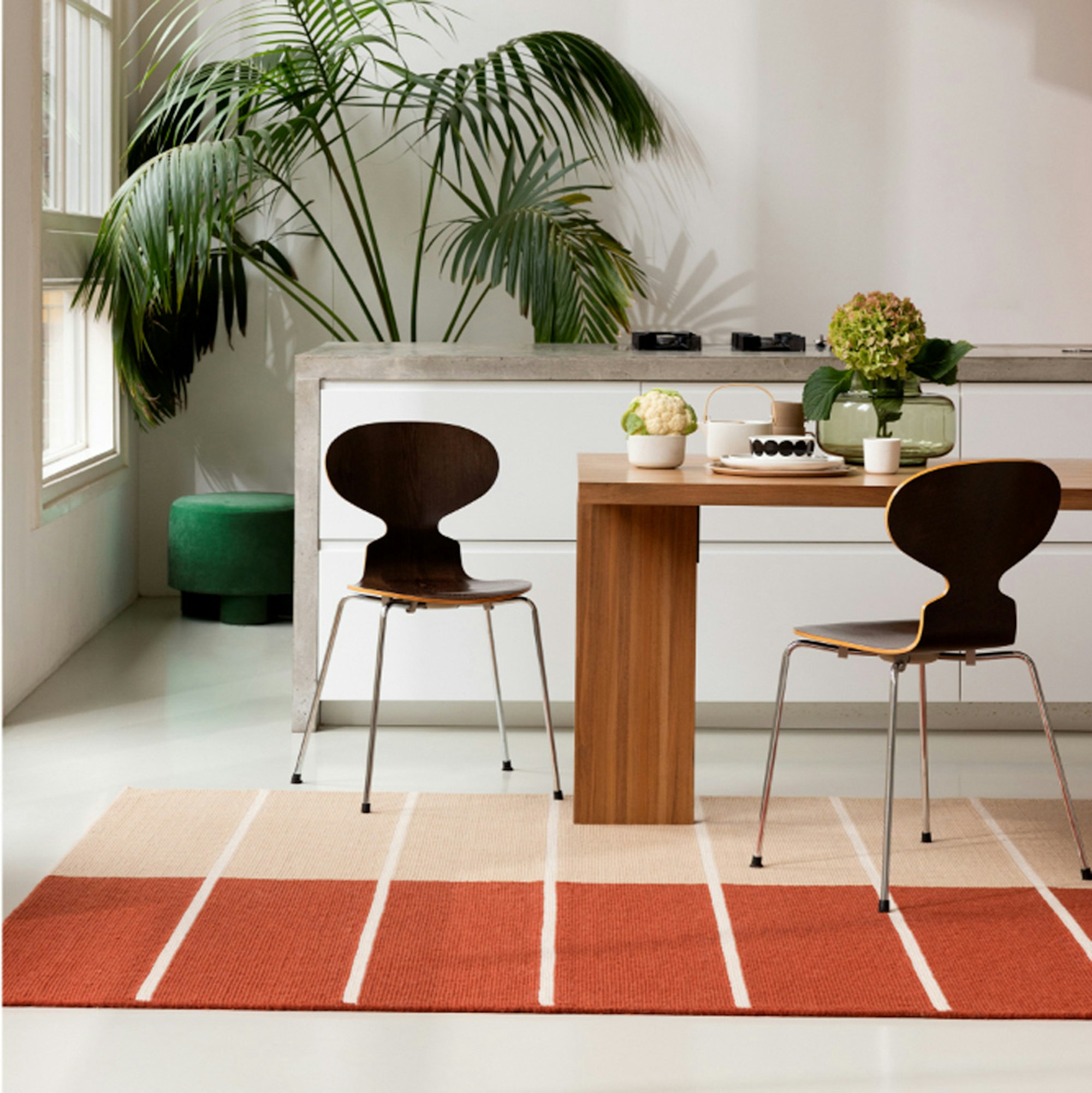 Marimekko Tiibet Rug Burnt Orange - MyHouse