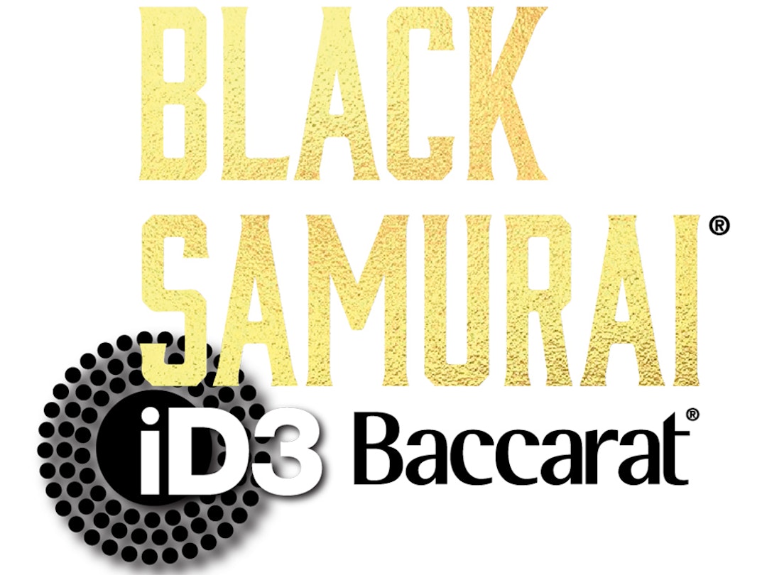 Baccarat iD3 BLACK SAMURAI Wall Mount Knife Holder 40cm