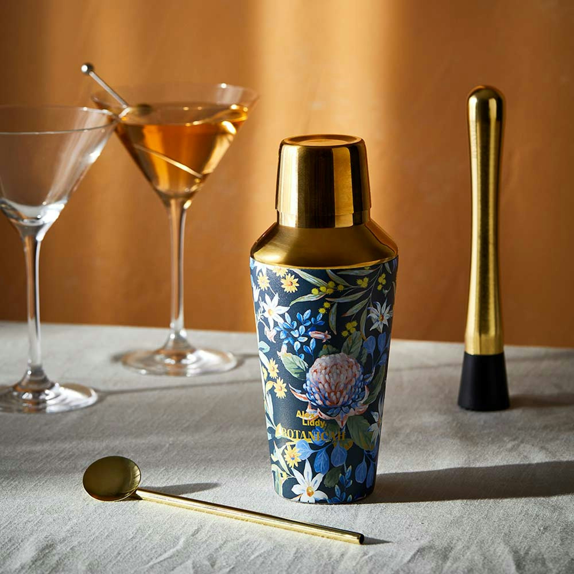 Alex Liddy Botanicah Cocktail set. Mother's day gift guide.