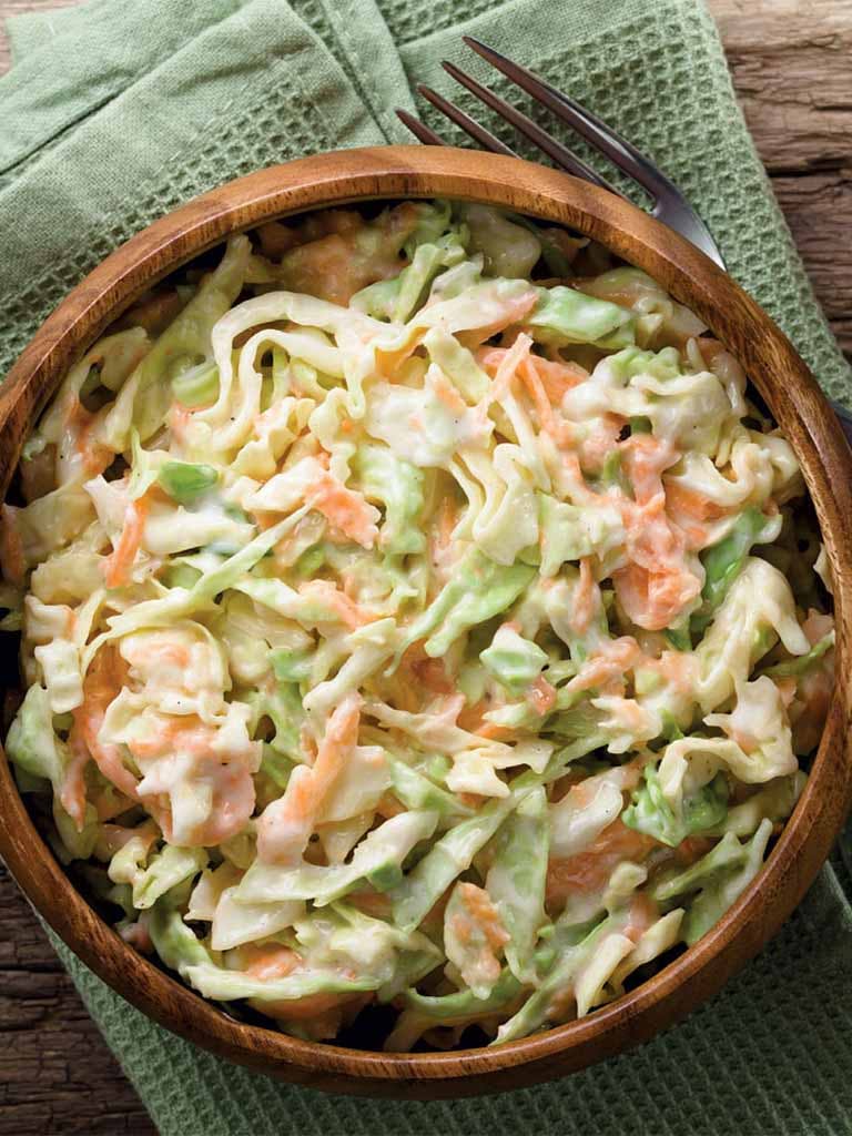 Food Processor Coleslaw Salad recipe Robins Kitchen blog Robins Kitchen