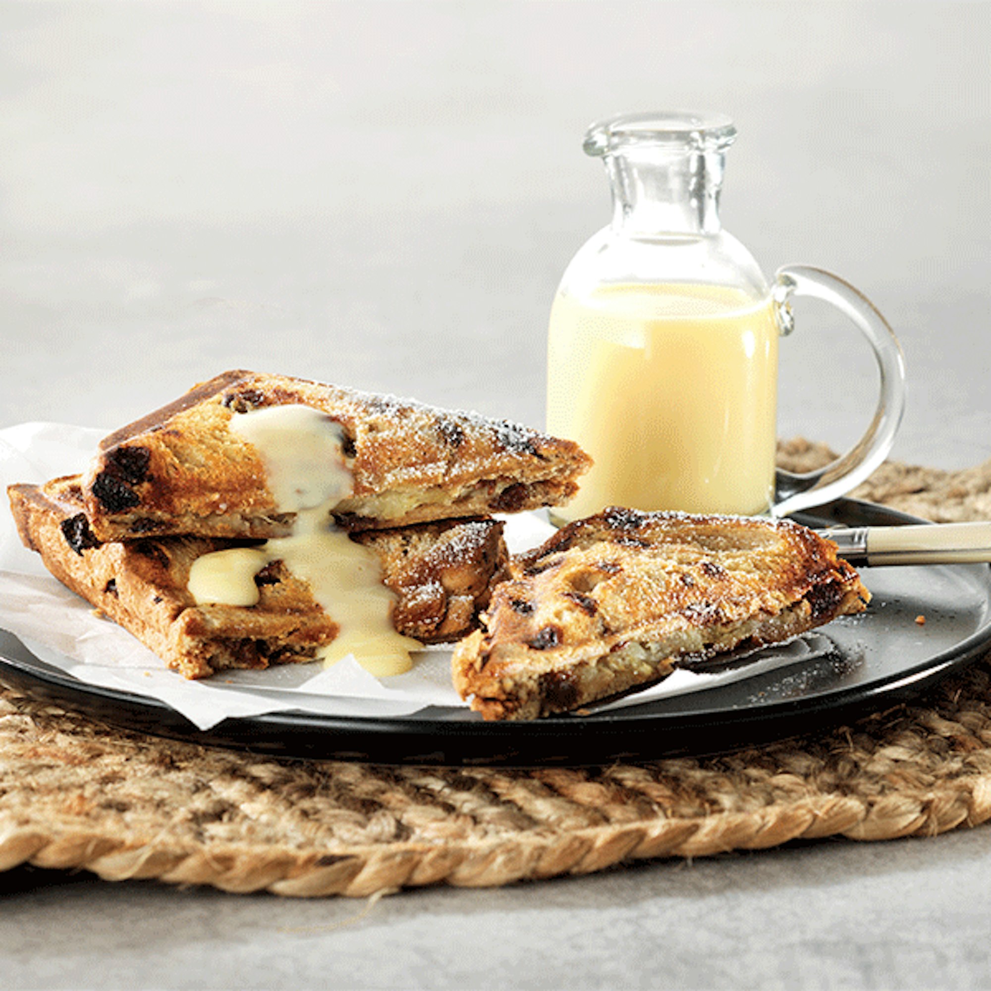 Bread and Butter Pudding Toasties Recipe