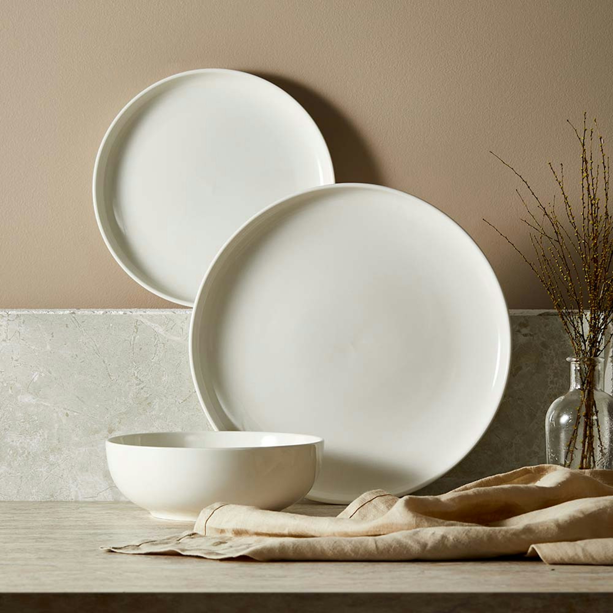 White Dinner Set - Robins Kitchen Blog