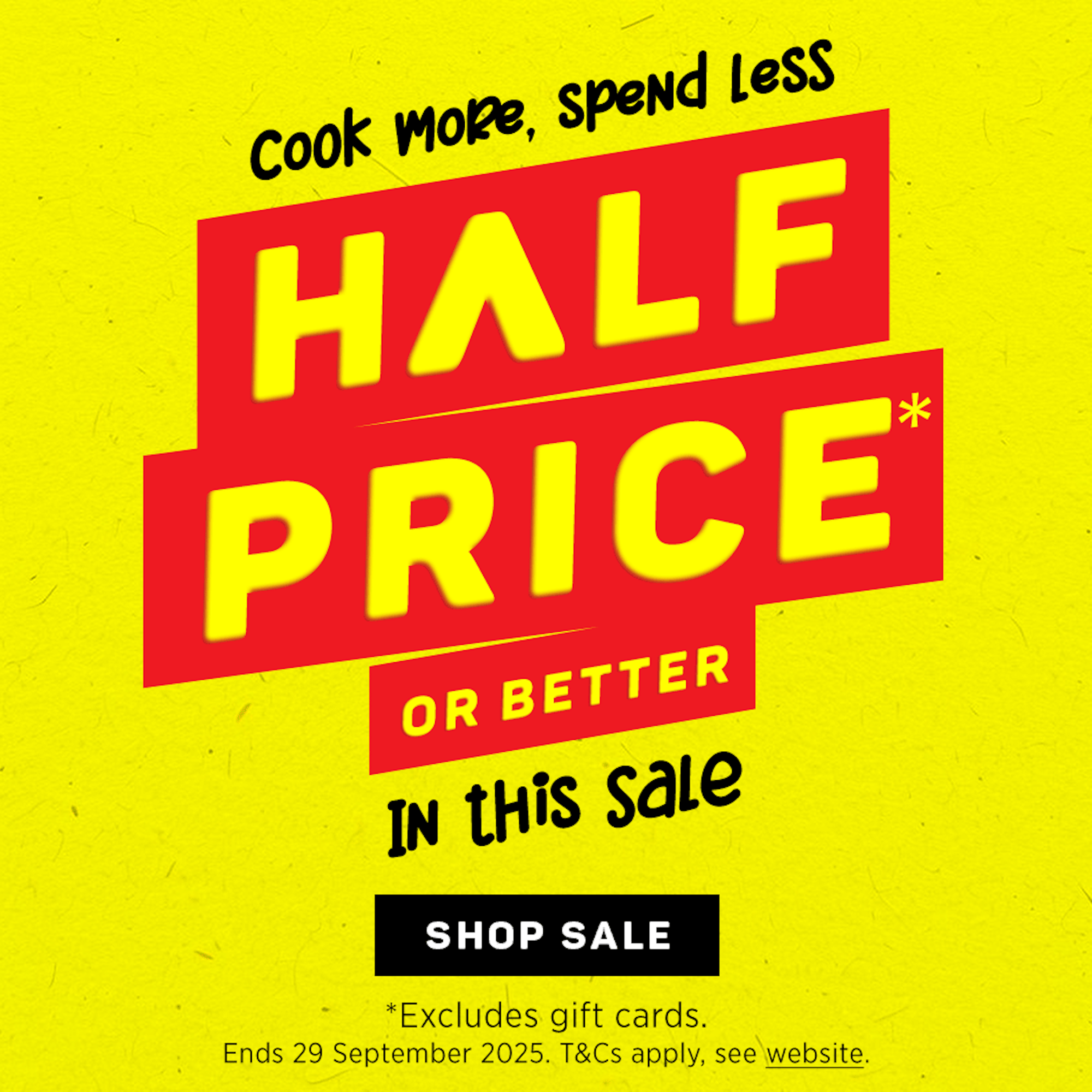 Half Price or Better in this Sale