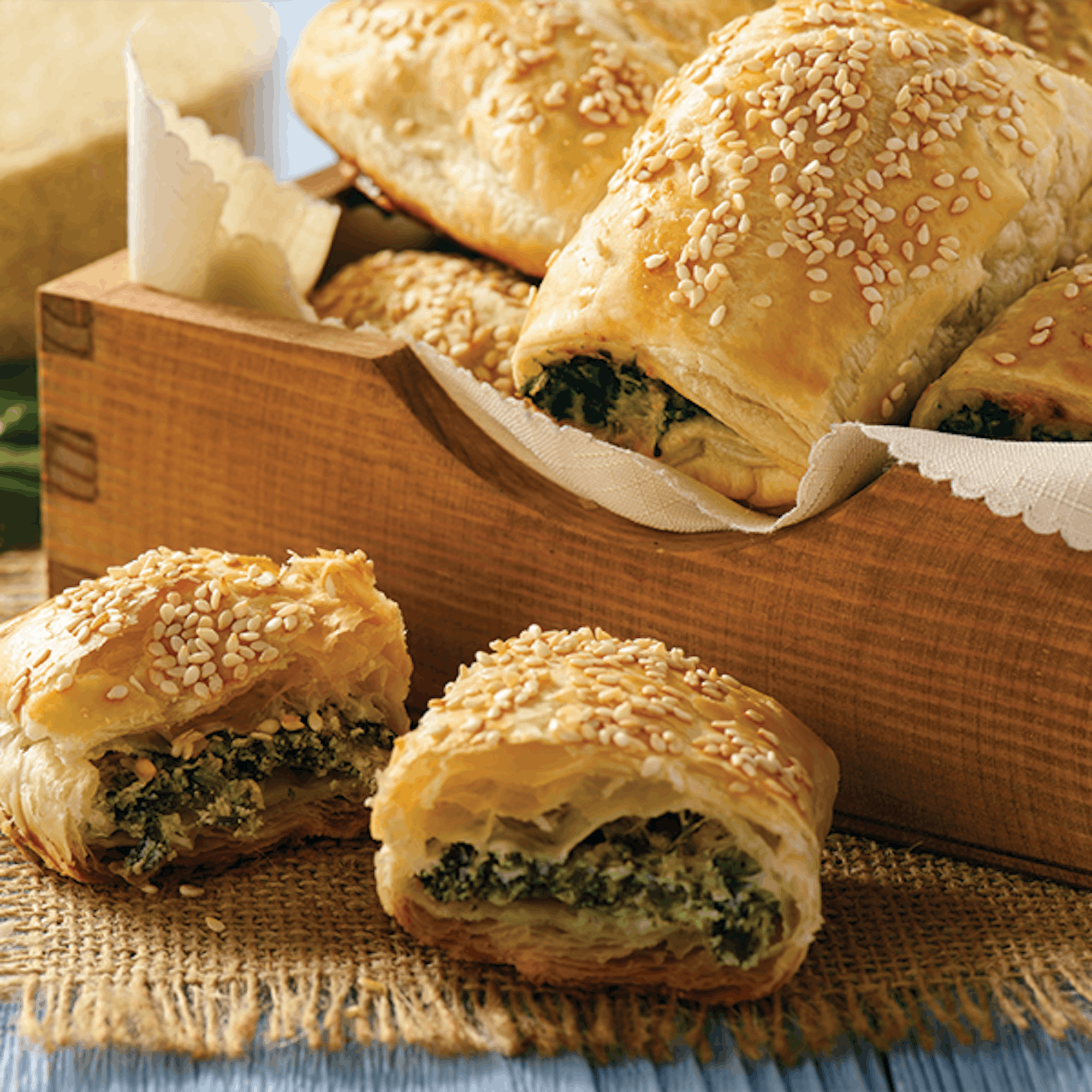 Spinach and Ricotta Rolls