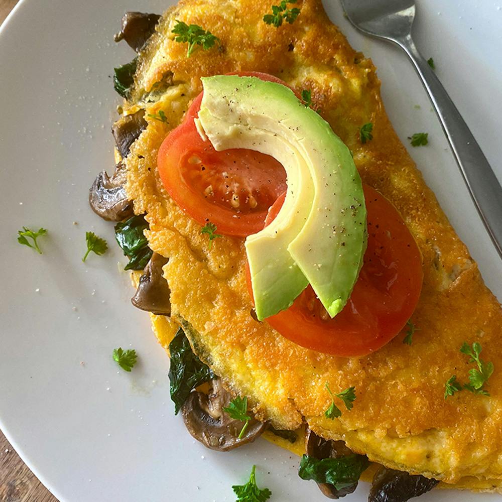The Best Cheesy Omelette Recipe Robins Kitchen Blog Robins Kitchen