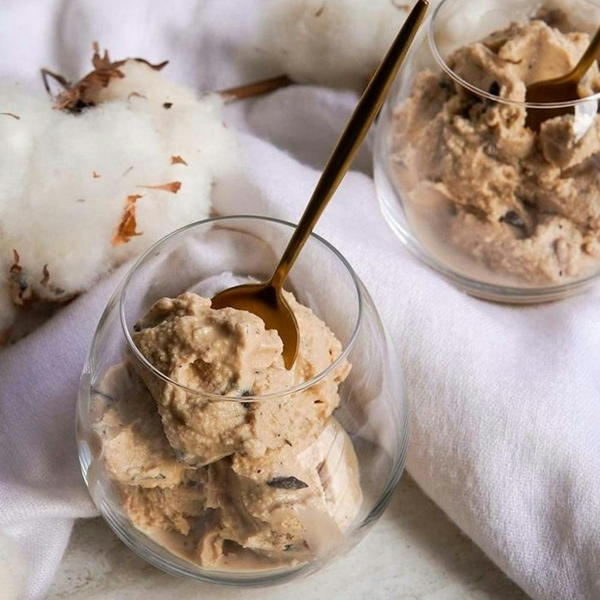 How to Make Ice Cream and Frozen Yoghurt? How to make Summer Desserts. Robins kitchen blog. Creamy Hazelnut ice Cream with choc chunks.