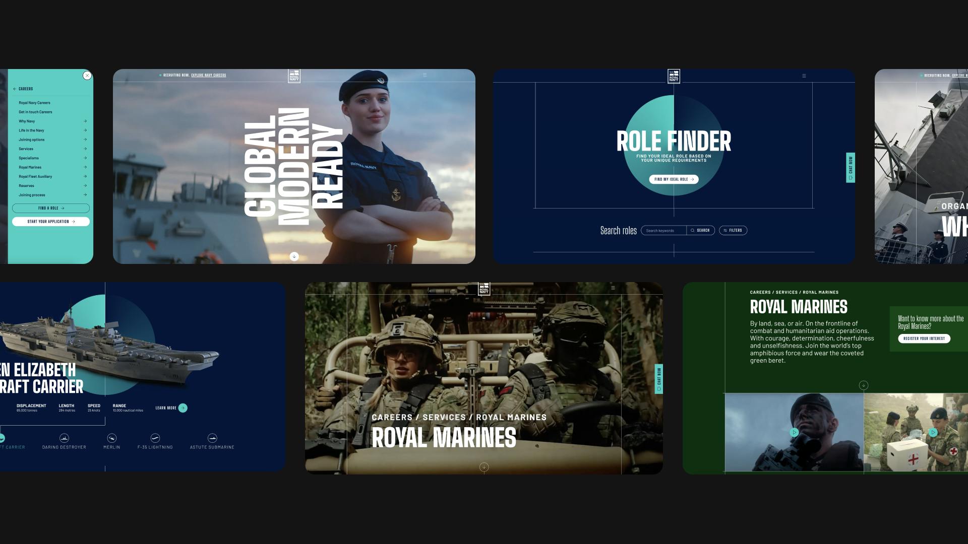 The Royal Navy website (Webby Award winner 2024) 