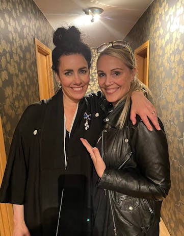 Rakel Garðarsdóttir and Elva Barkardóttir