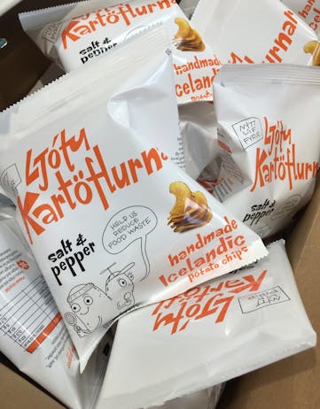 Ugly potatoes bag of chips