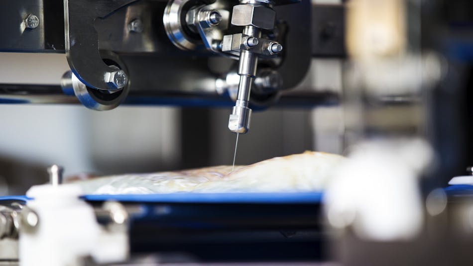 Marel's FleXicut water jet fillets fish