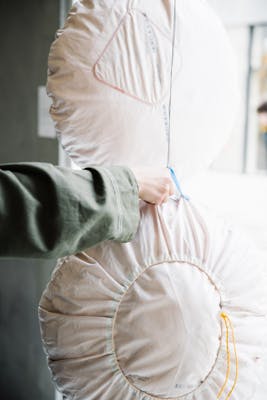 Flétta airbag pillows