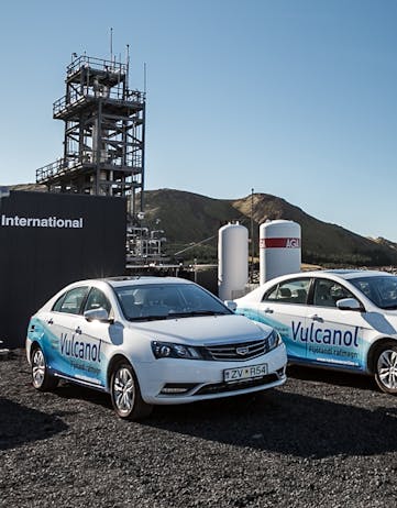 Cars fueled with CRI's Vulcanol