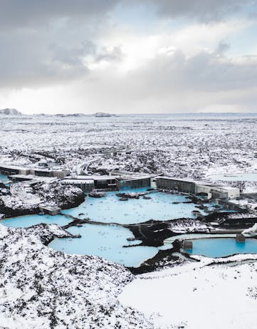 Blue Lagoon bird's eye view