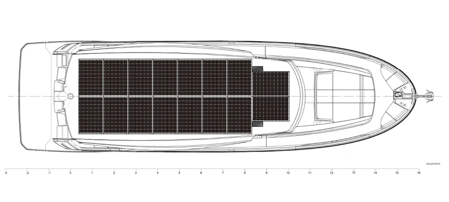 Greenline 58 Coupe Couch roof layout