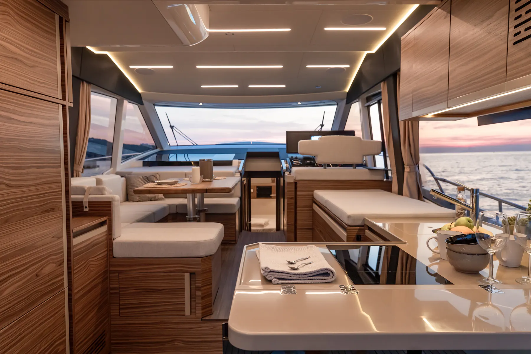 Greenline 45 Coupe galley