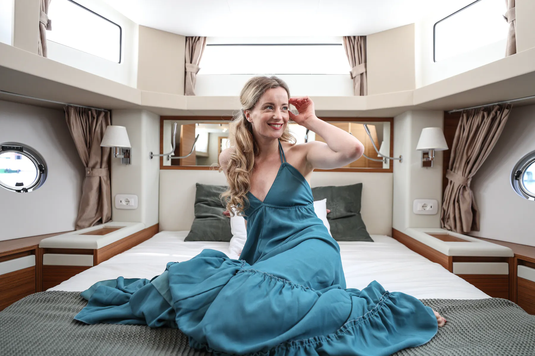 Greenline 45 Fly bedroom