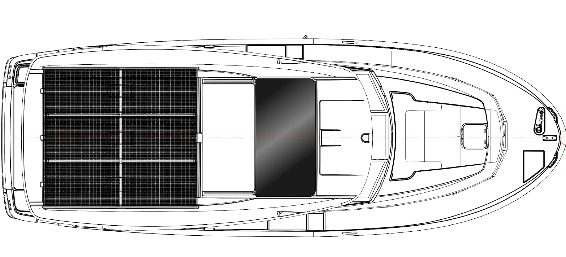 Greenline 40 Main Deck layout