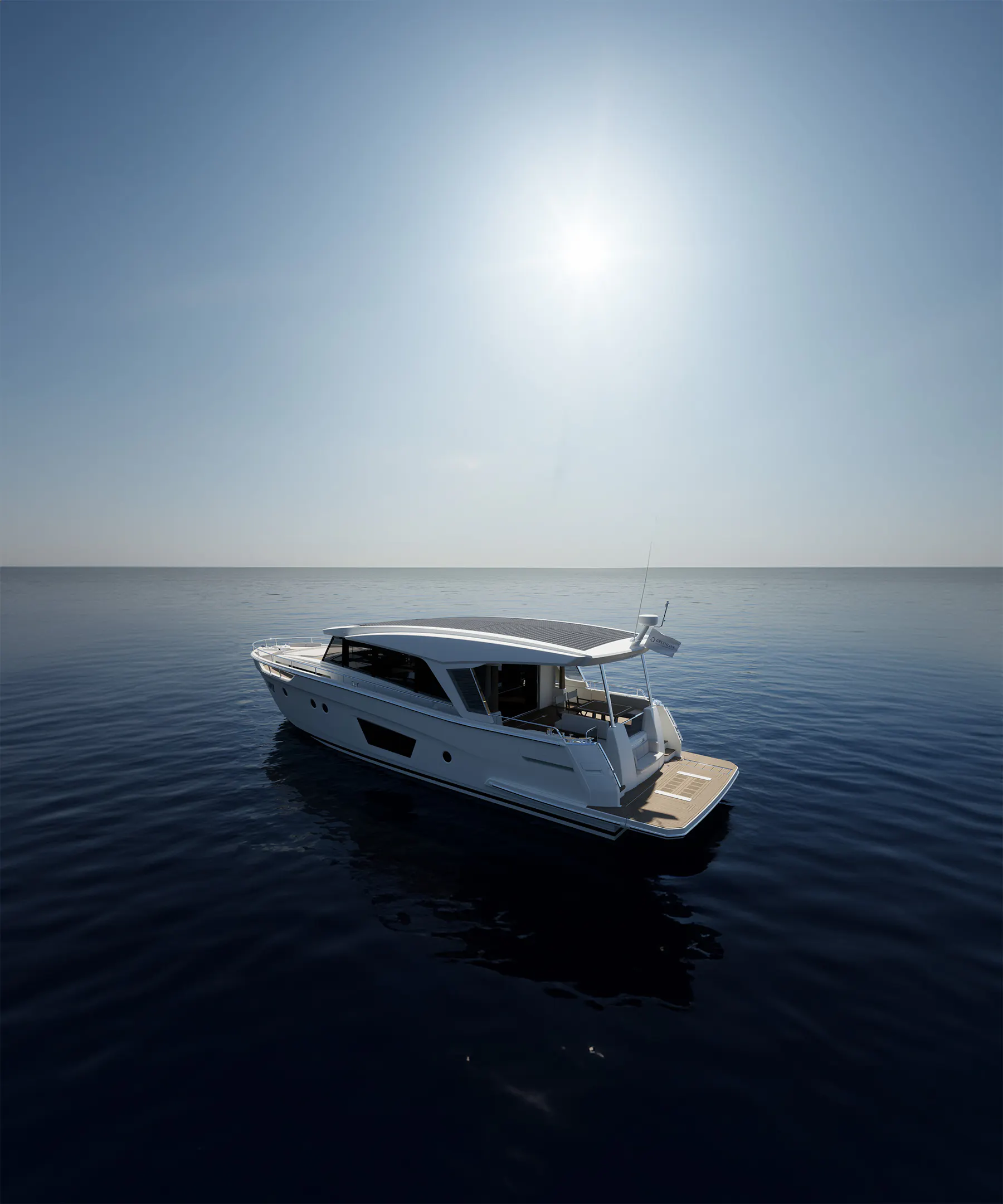 Greenline 58 Coupé on the water