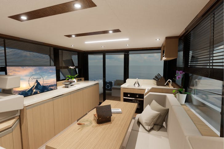 Greenline 42 interior