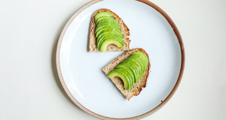 avocados on bread