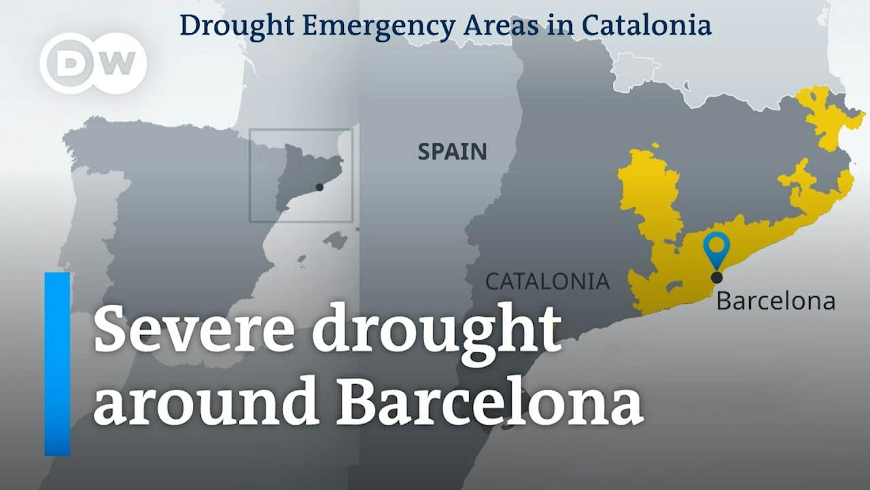 severe drought around barcelona