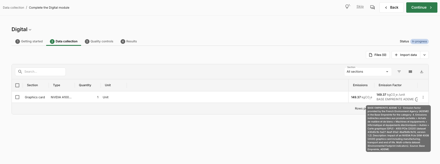 Base Empreinte version 1.2 datasets now available (ADEME)