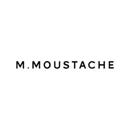 M Moustache logo