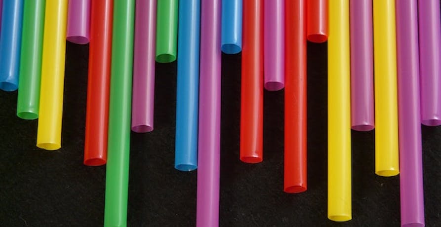 colorful straws