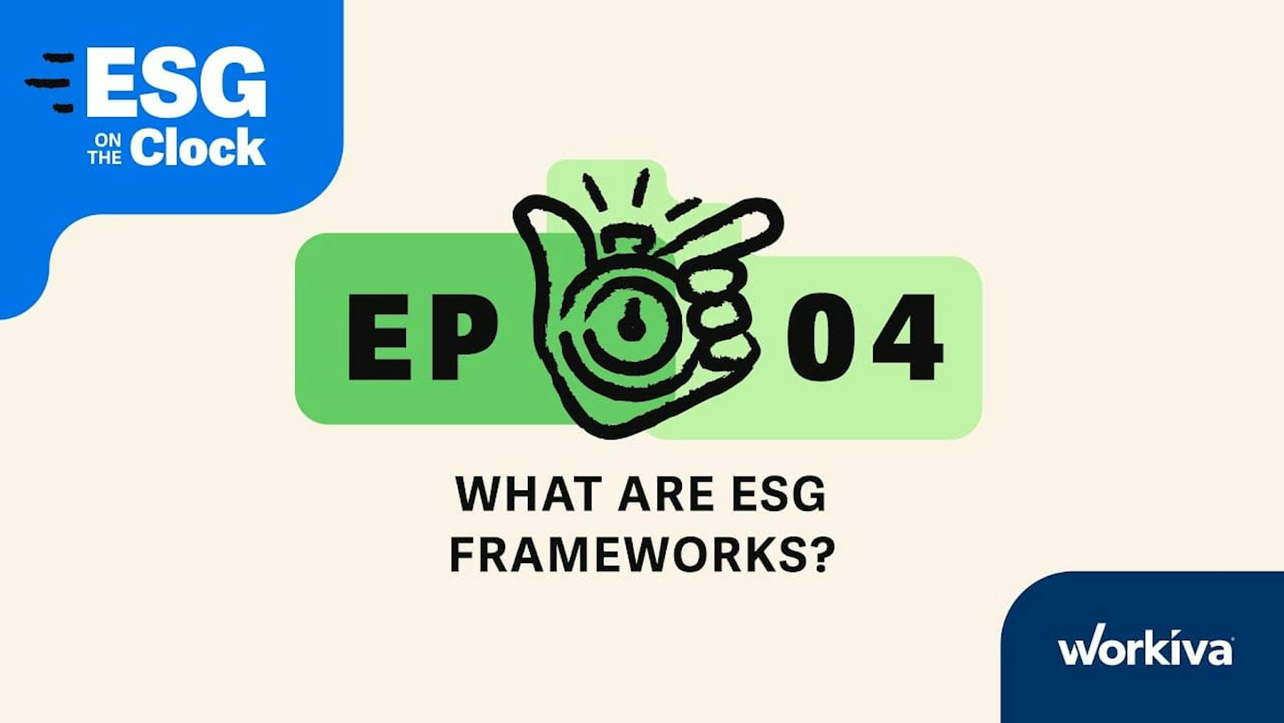 what are esg frameworks