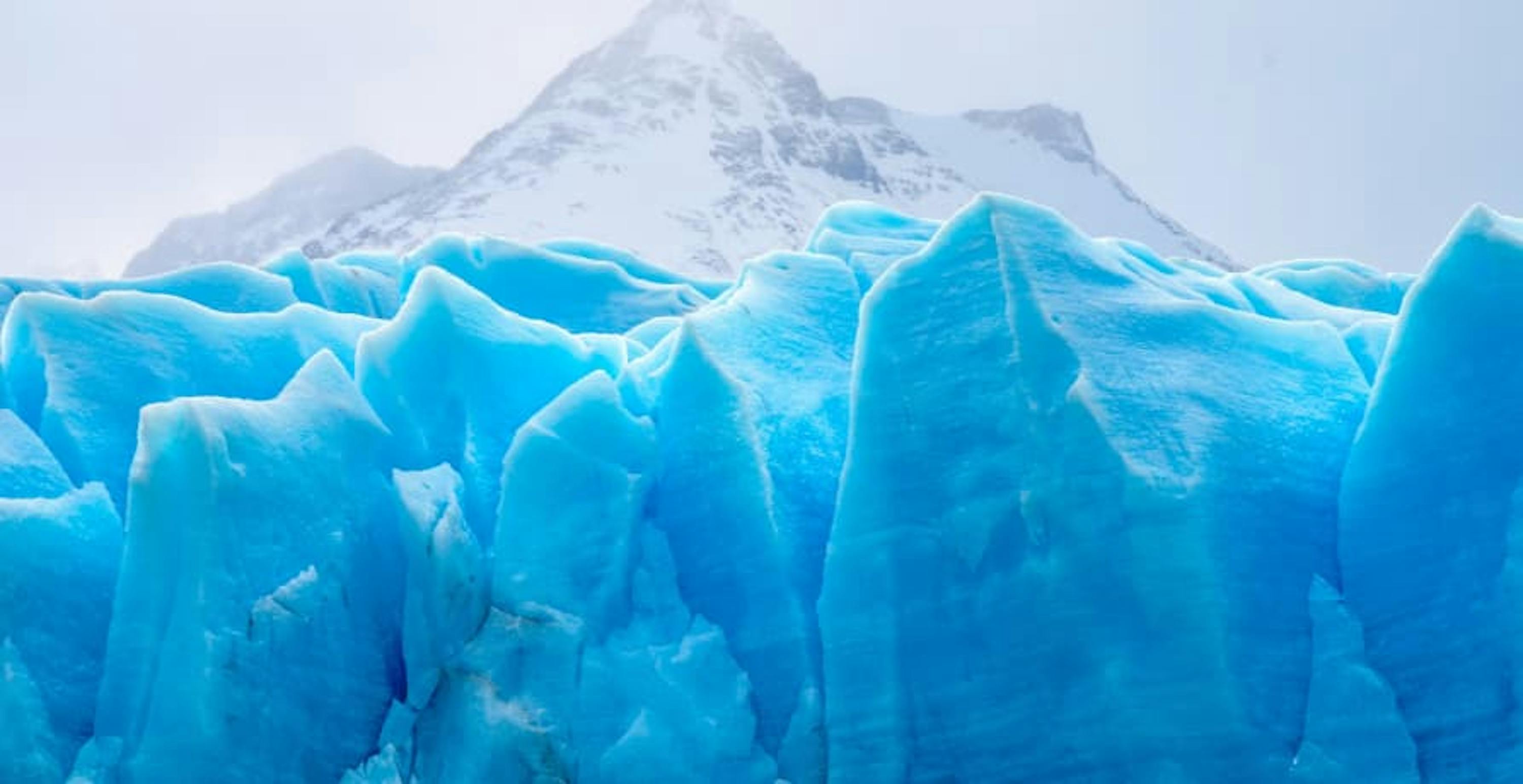 mountain and ice