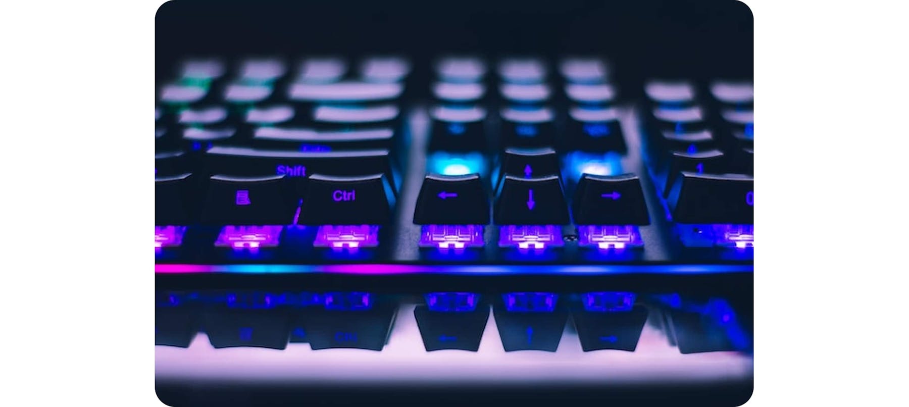 Blue keyboard